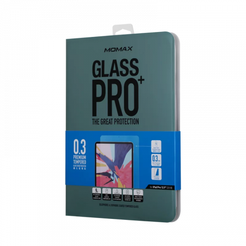 Momax Glass Pro+ 0.3mm iPad Pro 12.9" 2018/2020  全屏玻璃貼 PZAP18LF1T | 香港行貨