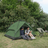 Naturehike 戶外雙層自動速開帳篷 (NH21ZP008) - 綠色 | 防水通風 - 三人款綠色