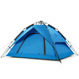 Naturehike 戶外雙層自動速開帳篷 (NH21ZP008) - 藍色 | 防水通風 - 三人款藍色