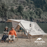 Naturehike 亙 4.8輕奢風戶外加厚雙人棉布屋式帳篷 (NH20ZP011) - 卡其 | 約4.8平方公尺 | 三面通風