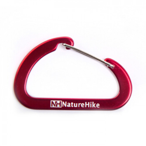 NatureHike 4cm D型鋁合金掛鉤迷你扣 (NH15A004-H) - 紅色 | 2件裝 - 紅