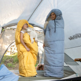 Naturehike C180兒童保暖木乃伊睡袋 (NH21MSD01) - 黃色 | 純棉 | 保暖 - 黃