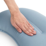 Naturehike 戶外便攜旅行自動充氣睡枕 (NH20ZT006) - 水墨藍 | 30D彈力布面料 | 高度可調節 - 水墨藍