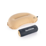 Naturehike 戶外便攜旅行自動充氣睡枕 (NH20ZT006) | 30D彈力布面料 | 高度可調節 - 卡其