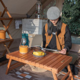 Naturehike 戶外露營桌折疊木桌 (NH20JJ031) - 胡桃木 | 便攜小桌子 | 小茶几 - 胡桃木