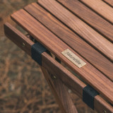 Naturehike 小型戶外折疊實木蛋捲桌 (NH21JJ001) | 便攜收納 | 黑胡桃木 - 小型