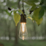 Naturehike 戶外便攜乾電池拉線燈 (NH21ZM002) - 木紋色奶泡燈 | 露營帳篷氣氛燈 | PC不易碎燈罩 - 乾電池款 - 木紋奶泡