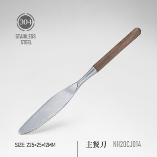 Naturehike 不銹鋼木質餐具套裝 (NH20CJ014) - 餐刀 - 餐刀