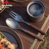 Naturehike 不銹鋼木質餐具套裝 (NH20CJ014) - 餐刀 - 餐刀