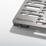 Naturehike 蒙德里安鈦金屬折疊鈦燒烤盤 (NH20SK015) | 孔洞設計 | 表面噴砂
