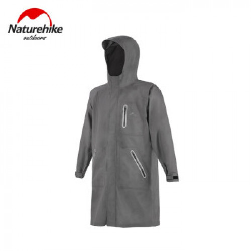 Naturehike 輕薄防水長款寬鬆連帽雨衣 (NH21FS029) - XL - XL