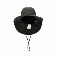Naturehike 披肩防曬折疊漁夫帽 (NH21FS531) - 鐵黑 | 防紫外線UPF50+ | 加倍披肩面積 - 鐵黑