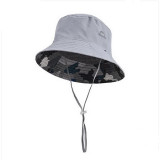 Naturehike 戶外透氣防紫外線可折疊漁夫帽 (NH18H008-T) - 布魯灰 | 登山遮陽帽 | 防紫外線UPF50+ - 布魯灰