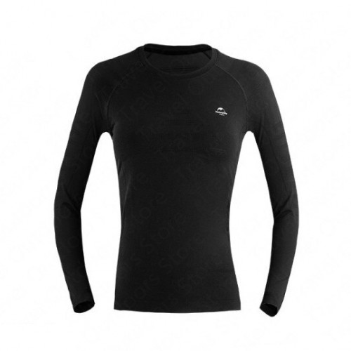 Naturehike Coolmax 冬季運動健身保暖內衣 (NH19FS024) - 黑色女裝S碼 | 吸濕排汗 | 乾爽面料 - 女裝 - S - 黑