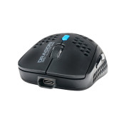 Dragon War ELE-G27 RGB羽量級92g無綫滑鼠 - 黑色 | 3600dpi | 靜音按鈕 | 香港行貨 - 黑色