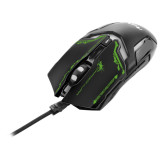 Dragon War ELE-G10 可自定義巨集專業電競滑鼠 | 3200DPI 4色光效 | AWG 5心線材 | 香港行貨