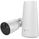 螢石 Ezviz BC1-B1 無線充電防水網絡攝錄機套裝 (1攝錄機+1基座) | 彩色夜視 | 雙向通話 | IP66防水防塵 | 香港行貨