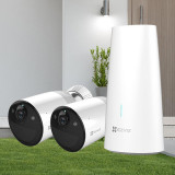 螢石 Ezviz BC1-B2 無線充電防水網絡攝錄機套裝 (2攝錄機+1基座) | 彩色夜視 | 雙向通話 | IP66防水防塵 | 香港行貨