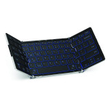 iClever IC-BK05 三色背光三折式標準尺寸藍牙鍵盤 | 鋁合金面料 | 人體工學設計 | 香港行貨