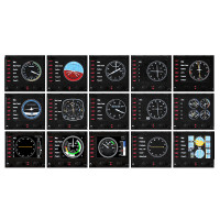 羅技 Logitech G Flight Instrument Panel 專業模擬飛行 LCD 多功能儀表控制器 945-000027 香港行貨 - 訂購產品