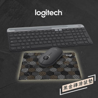 羅技 Logitech K580 石墨色 + Pebble M350 石墨色 藍牙鍵盤滑鼠套裝 (送型格黑色滑鼠墊) 英文版 K580M350BLK 香港行貨 - 石墨色