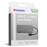 Verbatim 65679 USB 3.1 Type C 讀卡器 | 香港行貨