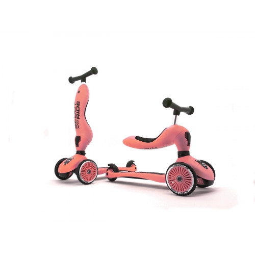 Scoot & Ride Highwaykick1 2合1三輪平衡滑步車 - 桃紅 | 適合1歲以上兒童 | 香港行貨 - 桃紅
