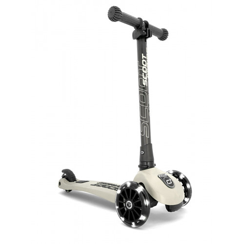 Scoot & Ride - Highwaykick3 三輪平衡滑步車 - 灰色 | 適合3歲以上兒童 | LED閃光車輪 | 香港行貨 - 灰色