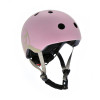Scoot & Ride 可調校兒童LED閃燈頭盔 - XXS-S粉紅  | 香港行貨 - XXS-S粉紅