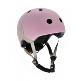 Scoot & Ride 可調校兒童LED閃燈頭盔 - XXS-S粉紅  | 香港行貨 - XXS-S粉紅