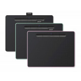 Wacom CTL-6100WL/K0-C  Intuos M 藍牙數位繪圖板 - M 黑色 | 4,096 階數位筆感壓 | 4個快捷鍵 | 香港行貨 - M 黑色