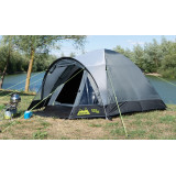 Dometic kampa Brighton 5 支架式雙層5人露營帳篷 - 灰色 | Dynaflex玻璃纖維杆 | 防水防潮
