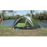 Dometic kampa Brighton 2 支架式雙層露營帳篷 - 綠色 | Dynaflex玻璃纖維杆 | 防水防潮 - 綠色