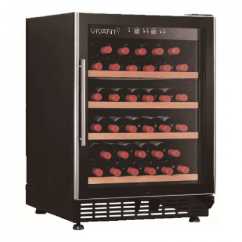 Vivant V40MCB 40瓶單一溫度紅酒櫃 | 香港行貨 | 直冷式壓縮機恆溫 | 鋁金屬內壁
