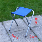 戶外布凳摺椅 | 可折疊便攜 - 藍色