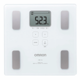 OMRON - HBF-214 體重體脂肪測量器 | 體脂磅 | 內臟脂肪指數 | 香港行貨 - 白色