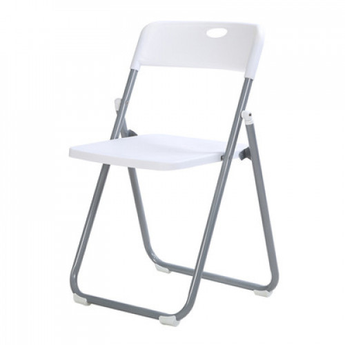 便攜活動靠背椅 (加固款) - 白色 | 大型活動 | 戶外室內適用 | 摺疊設計