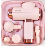 Machino Pocket+ 迷你筋膜按摩槍 粉紅色 香港行貨 | 5段變速 | 4種按摩頭 | 智能斷電 - 粉紅色