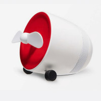 Pout EARS1 藍牙音箱風扇 紅色 香港行貨 | 簡約可愛 | 清爽放鬆 | 耐用電池 - 紅色