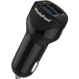 PhotoFast FC-3100 QC3.0 雙USB孔車用充電器 香港行貨 | 快速充電 | 兼容多種電子產品 | 自動匹配電壓