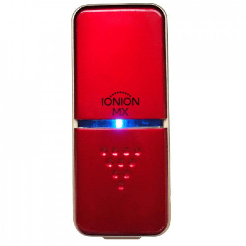 Ionion MX 隨身空氣清淨機 紅色 | 每秒69萬負離子 | 去除99.9% PM2.5 | 耐用電池 | 極致輕量 - 紅色