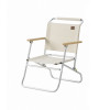 Naturehike 孚野鋁合金可折疊羅浮椅 (NH20JJ024) - 白色高款 | 120kg承重 | 加厚椅面 