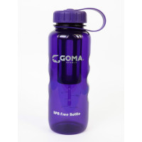 GOMA - GWB650-TEA_DP 650ml多元碳水樽連茶格 - 深紫色 - 深紫色