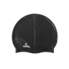 GOMA - GS1905-K SILICONE 防黏髮泳帽 - 黑色 - 黑色
