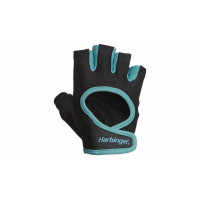 HARBINGER 21502 POWER 女裝短指健身手套 - S | 專利物料增加靈活性 | 可調手腕鬆緊