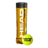 HEAD - 570704 HEAD TOUR 網球 (4個裝/筒) |  慢黏土/硬球場適用