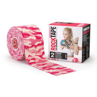 RockTape - R21609 標準肌內效貼布 (5cm x 5m) - 迷彩粉紅 | tape帶 | 運動貼布 - 迷彩粉紅