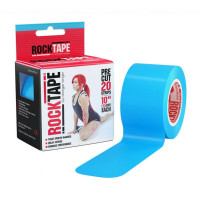 RockTape - R21601 H20 預先剪裁肌內效貼布 (5cm x 25cm x 20片) - 藍色 | tape帶 | 運動貼布 - 藍色