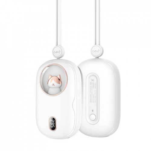 M309 USB 暖手寶移動電源 - 白色 | 5秒速熱 | 智能保護 | 10,000mAh大容量