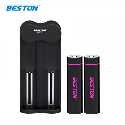 Beston 18650 鋰電池USB充電器套裝 | 2600mAh | 過充保護